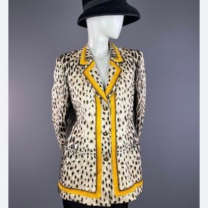 Gorgeous Escada by Margaretha Ley. Fabulous baroque animal print.